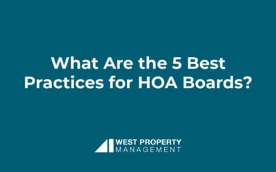 What Are the 5 Best Practices for HOA Boards?