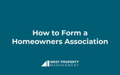 How to Form a Homeowners Association